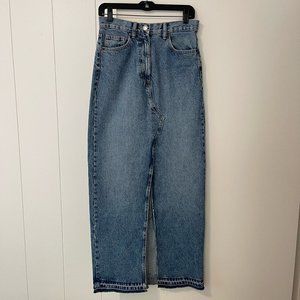Zara Maxi Denim Skirt Size XS